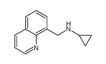 N-(quinolin-8-ylmethyl)cyclopropanamine Structure