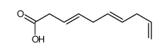 deca-3,6,9-trienoic acid Structure