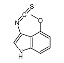 3-isothiocyanato-4-methoxy-1H-indole Structure