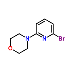 4-(6-bromopyrid-2-yl)morpholine结构式