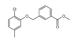Benzoic acid, 3-[(2-chloro-5-methylphenoxy)methyl]-, methyl ester Structure