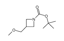 1-(叔丁氧基羰基)-3-甲氧基甲基氮杂丁烷结构式