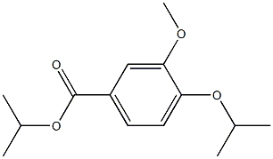 Isopropyl 4-isopropoxy-3-methoxybenzoate结构式