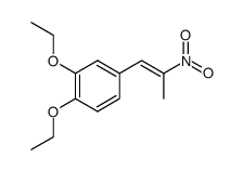 1,2-diethoxy-4-[2-nitroprop-1-enyl]benzene Structure