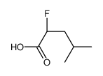 (2S)-2-Fluoro-4-methylpentanoic acid Structure