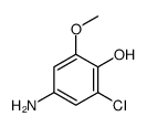 4-amino-2-chloro-6-methoxyphenol结构式