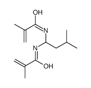 2-methyl-N-[3-methyl-1-(2-methylprop-2-enoylamino)butyl]prop-2-enamide Structure