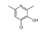 4-chloro-2,6-dimethyl-pyridin-3-ol结构式