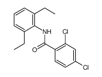 Benzamide, 2,4-dichloro-N-(2,6-diethylphenyl) Structure
