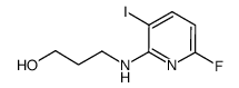 6-fluoro-3-iodo-2-(3-hydroxypropylamino)pyridine结构式