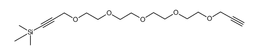 2,2,-dimethyl-6,9,12,15,18-pentaoxa-2-silahenicosa-3,20-diyne Structure