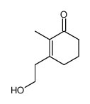 3-(2-hydroxy-ethyl)-2-methyl-cyclohex-2-enone结构式