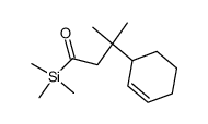 3-Cyclohex-2-enyl-3-methyl-1-trimethylsilanyl-butan-1-one Structure