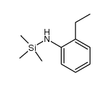 o-ethyl-N-trimethylsilyl aniline Structure