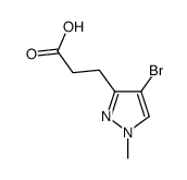 3-(4-Bromo-1-methyl-1H-pyrazol-5-yl)propanoic acid图片