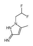 1-(2,2-Difluoroethyl)-5-methyl-1H-pyrazol-3-amine Structure