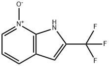 2-(trifluoromethyl)-1H-pyrrolo[2,3-b]pyridine 7-oxide structure