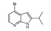 4-Bromo-2-isopropyl-1H-pyrrolo[2,3-b]pyridine Structure