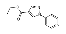 ethyl 1-pyridin-4-ylpyrazole-4-carboxylate structure