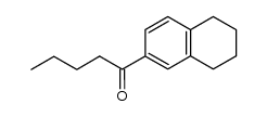 1-(5,6,7,8-四氢萘-2-基)戊-1-酮结构式