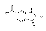 2,3-dioxo-indoline-6-carboxylic acid structure