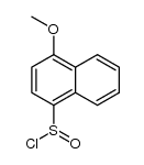 4-methoxynaphthalene-1-sulfinyl chloride Structure