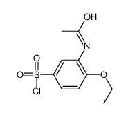 3-ACETYLAMINO-4-ETHOXY-BENZENESULFONYL CHLORIDE structure