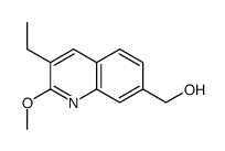 (3-ethyl-2-methoxyquinolin-7-yl)methanol Structure