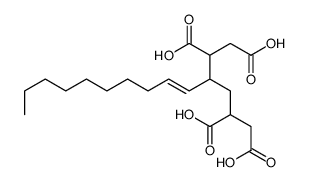 3-dec-1-enylhexane-1,2,5,6-tetracarboxylic acid Structure
