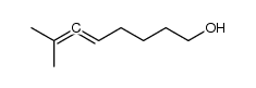 7-Methyl-5,6-octadien-1-ol结构式