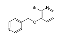 2-Bromo-3-(pyridin-4-ylmethoxy)-pyridine structure