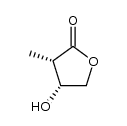 (2S,3R)-2-Methyl-3-hydroxy-4-butanolide Structure