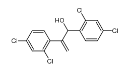 (RS)-1,2-bis(2,4-dichlorophenyl)prop-2-en-1-ol Structure