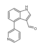 4-(3-pyridyl)-3-indolecarbaldehyde Structure