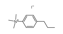 tri-N-methyl-4-propyl-anilinium, iodide Structure