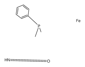 (dinitrosyl)iron((methyl)2(Ph)phosphine)2 Structure