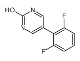 5-(2,6-difluorophenyl)-1H-pyrimidin-2-one结构式
