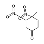 4-methyl-3,4-dinitrocyclohexa-2,5-dien-1-one结构式