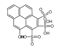 4-hydroxypyrene-1,2,3-trisulfonic acid Structure