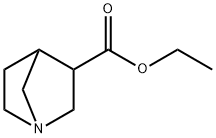 1-Azabicyclo[2.2.1]heptane-3-carboxylic acid, ethyl ester结构式