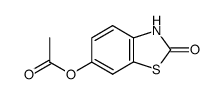2(3H)-Benzothiazolone,6-(acetyloxy)-(9CI)结构式