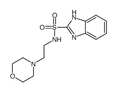 N-(2-morpholin-4-ylethyl)-1H-benzimidazole-2-sulfonamide Structure