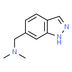(1H-INDAZOL-6-YL)-N,N-DIMETHYLMETHANAMINE Structure