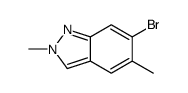 6-溴-2,5-二甲基-2H-吲唑结构式