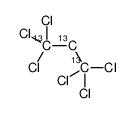 1,1,1,3,3,3-Hexachloropropane-13C3结构式