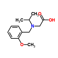 N-Isopropyl-N-(2-methoxybenzyl)glycine结构式