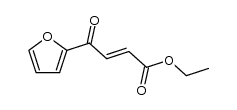 ethyl (E)-4-(2-furanyl)-4-oxo-2-butenoate Structure
