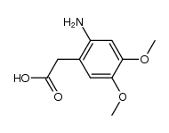 (2-amino-4,5-dimethoxy-phenyl)-acetic acid Structure