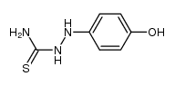 1-(4-hydroxy-phenyl)-thiosemicarbazide结构式