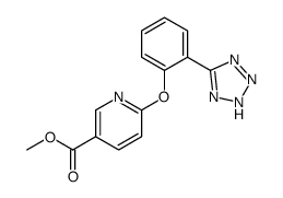 Methyl 6-(2-(1H-tetrazol-5-yl)phenoxy)nicotinate structure